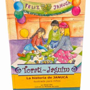 Un libro esperado por los niños, agradable a la lectura y pensado para ser su primer encuentro con la historia de Janucá. Con un texto resumido y especialmente adapta do para una fácil comprensión en la que nuestro pequeño lector también se encontrará inspirado con bellas y atractivas ilustraciones, las cuales acompañan su interior, brindan do le un mejor entendimiento de todo lo leído Es ideal para niños de 3 a 9 años.