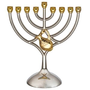 Menorah con jarra 18 x 16 cm