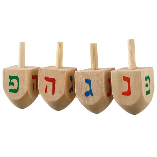 DREIDEL MEDIANA DE MADERA