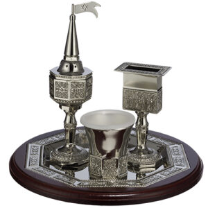 SET DE HAVDALAH (BANDEJA DE MADERA)