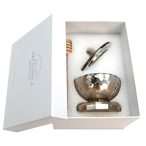 41503_4 VASO PARA MIEL DE CRISTAL 7cm