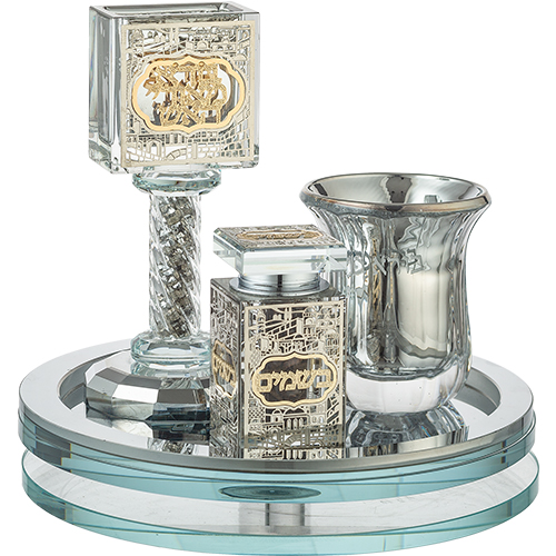 SET HAVDALA DE CRISTAL 20 cm