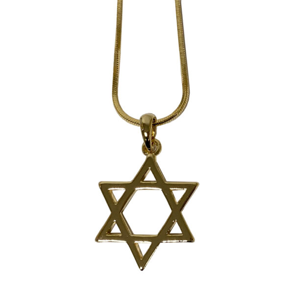COLGANTE ESTRELLA DE DAVID ORO