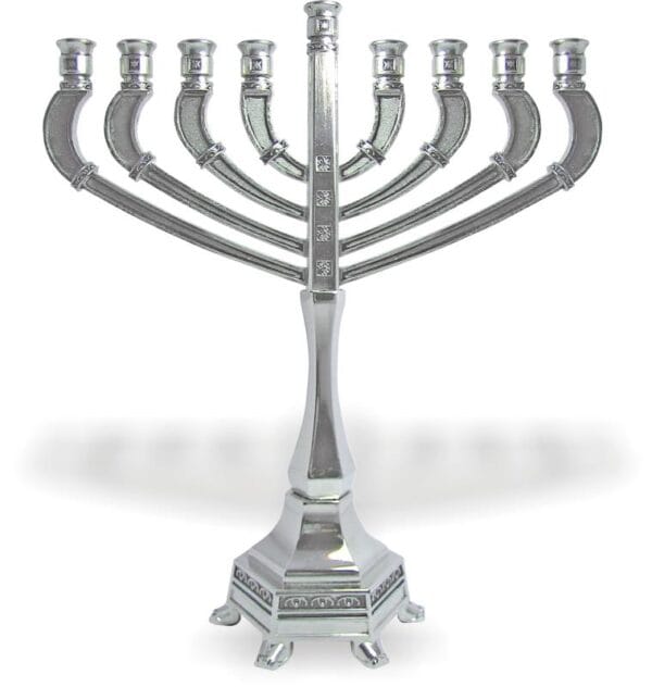 MENORAH PLATA 19,5 cm