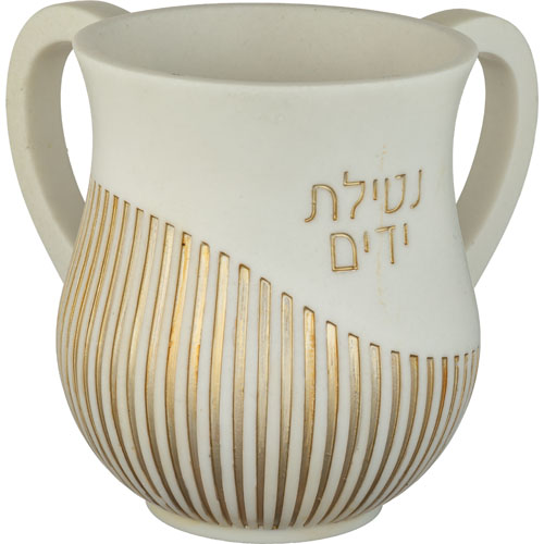 NETILA 14 CM CREMA CON DORADO