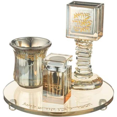 Set de cristal Havdala 20 cm